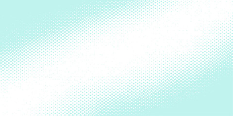 Vector blue halftone pattern with wave texture and digital light dots background