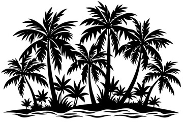 palm tree silhouette