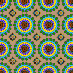 abstract seamless pattern with circles