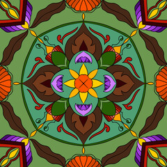 seamless pattern with flowers