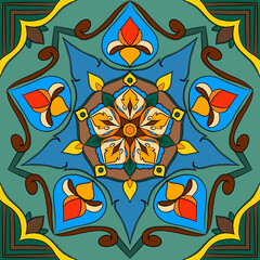 abstract floral background with flowers