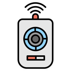 Remote lineal color icon