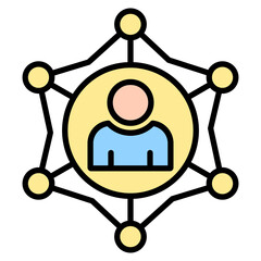 Abilities lineal color icon