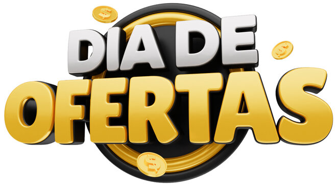 Selo 3d dia de oferta