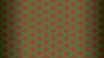 Fototapeta premium Elegant Thai vector pattern design 