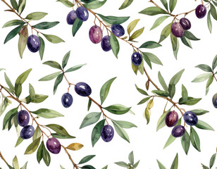 Hand-Drawn Olive Branch Texture Design