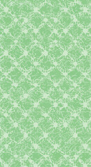 Delicate floral pattern in shades of green intricate and elegant design.
