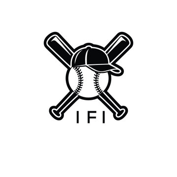 IFI Modern Sports Company logo. IFI Baseball Company design for entrepreneur and business. IFI Team Branding best icon. 
