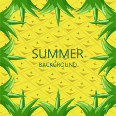 pineapple square pattern background design template