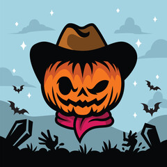Halloween jack o lantern vector illustrations