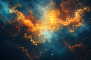 Naklejka premium Astral fantasy nebula texture of the universe