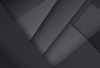Abstract dark gray layered geometric background