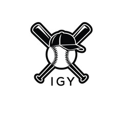 IGY Modern Sports Company logo. IGY Baseball Company design for entrepreneur and business. IGY Team Branding best icon. 
