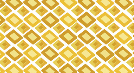 Geometric diamond pattern in shades of yellow and gold artistic design.