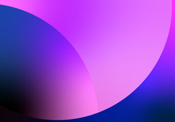 Abstract Geometric Gradient Background with Radial and Linear Shapes