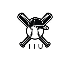 IIU Modern Sports Company logo. IIU Baseball Company design for entrepreneur and business. IIU Team Branding best icon. 
