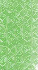 Fototapeta premium Green geometric pattern with a textured surface and repeating shapes.