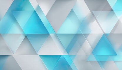 Abstract geometric pattern of translucent triangles