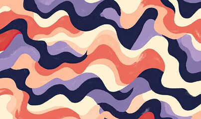 Abstract wavy background with vibrant colors