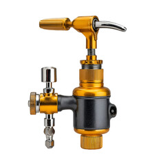 Precision air regulator for paint sprayers workshop product display industrial close-up functionality