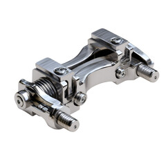 Machining process of precision metal component workshop product photography industrial environment close-up view engineering concept