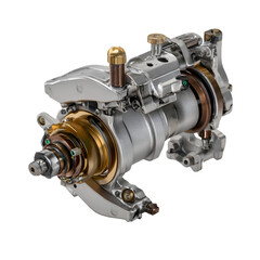 Precision engineering component industrial workshop product image high-tech environment close-up view mechanical innovation