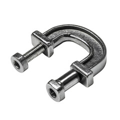 Metal c-clamp tool workshop product image studio lighting close-up industrial design