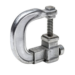 Mechanical action of a metal clamp workshop product photography industrial environment close-up view tool functionality