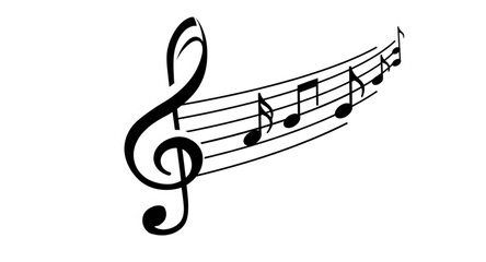 treble clef and notes