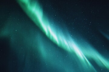 Obraz premium Northern Lights display in dark sky