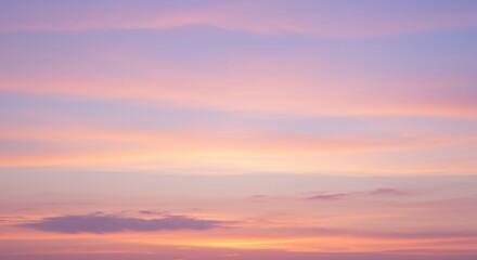 Pastel sunset sky