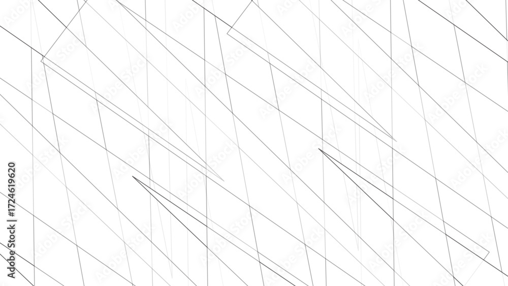 Poster elements background trendy line template vector, geometric abstract graphic design banner pattern si