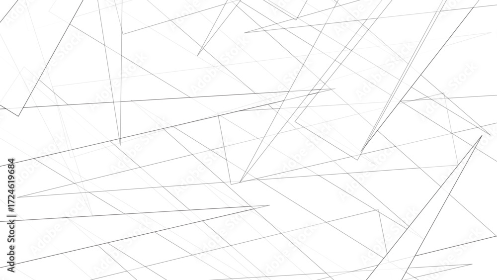 Poster elements background trendy line template vector, geometric abstract graphic design banner pattern si