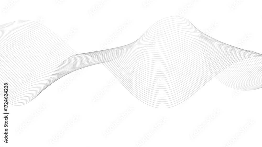 Poster abstract wave element for design. digital frequency track equalizer. vector illustration. wave with 