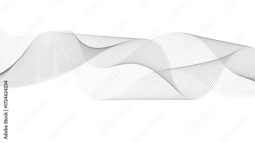 Poster abstract wave element for design. digital frequency track equalizer. vector illustration. wave with 