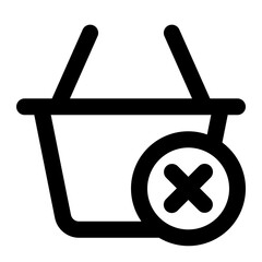 shopping basket delete