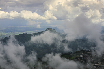 Viewpoint mountain and mist of phu thap buek, Phetchabun, Thailand