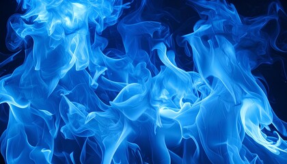 abstract blue smoke background