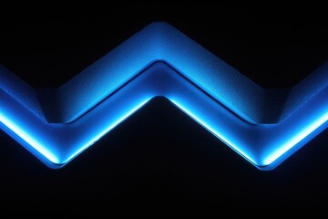 Abstract Neon Wave Pattern