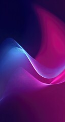 Abstract flowing lines of vibrant purple and blue hues against a dark backdrop
