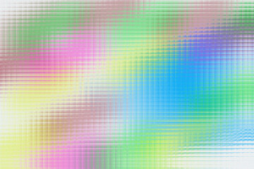 Obraz premium Abstract Pixelated Grid in Pastel Colors Vibrant Blurred Background with Cubic Texture, Psychedelic Mosaic Glitch Art