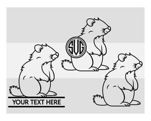 Quokka Silhouette, Quokka Svg, Animal, Australian Wildlife clipart, quokka outline, quokka cute Svg, Quokka Png, Quokka Svg Images,