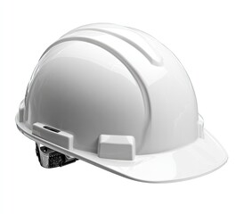 White safety helmet, studio shot