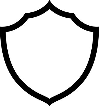 shield vector. symbol, protection, frame, badge