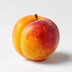 Single ripe apricot, vibrant colors, smooth skin
