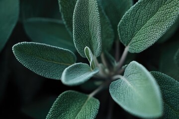 Close-up of sage leaves (2)