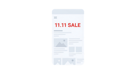 Boost your sales this November 11th with a mobile-friendly promotional campaign offering unbeatable deals and discounts that customers will love and share online