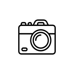 Camera Line Icon Vector