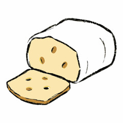 Cheese Wedge Drawing