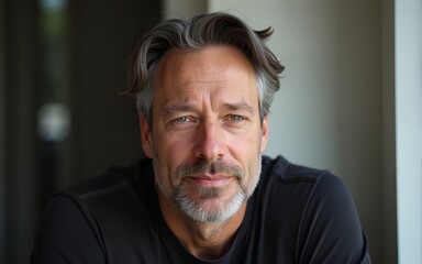 Fototapeta premium Portrait Of Mature Man. High quality